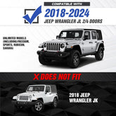 Affordable Off Road Bumpers for 2018-2024 Jeep Wrangler JL JLU Unlimited Off-road Bumpers with LED Lights | Yzona